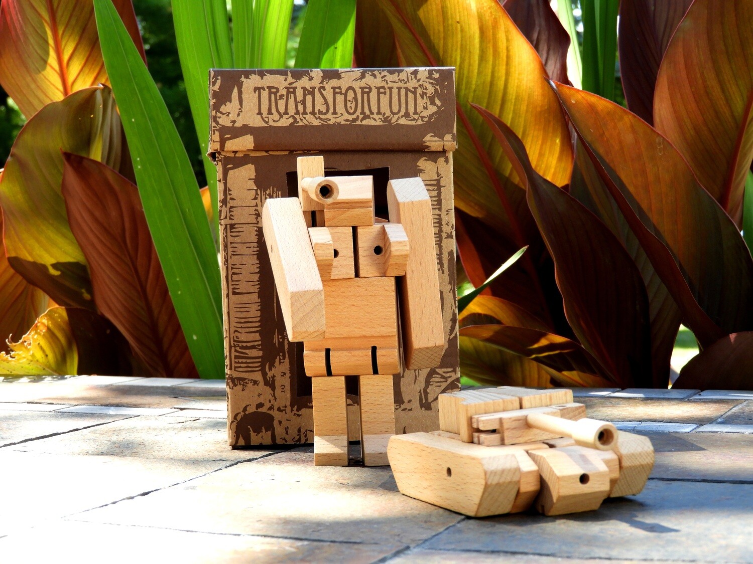 WooBot - Wooden Robot Transforms into a Tank