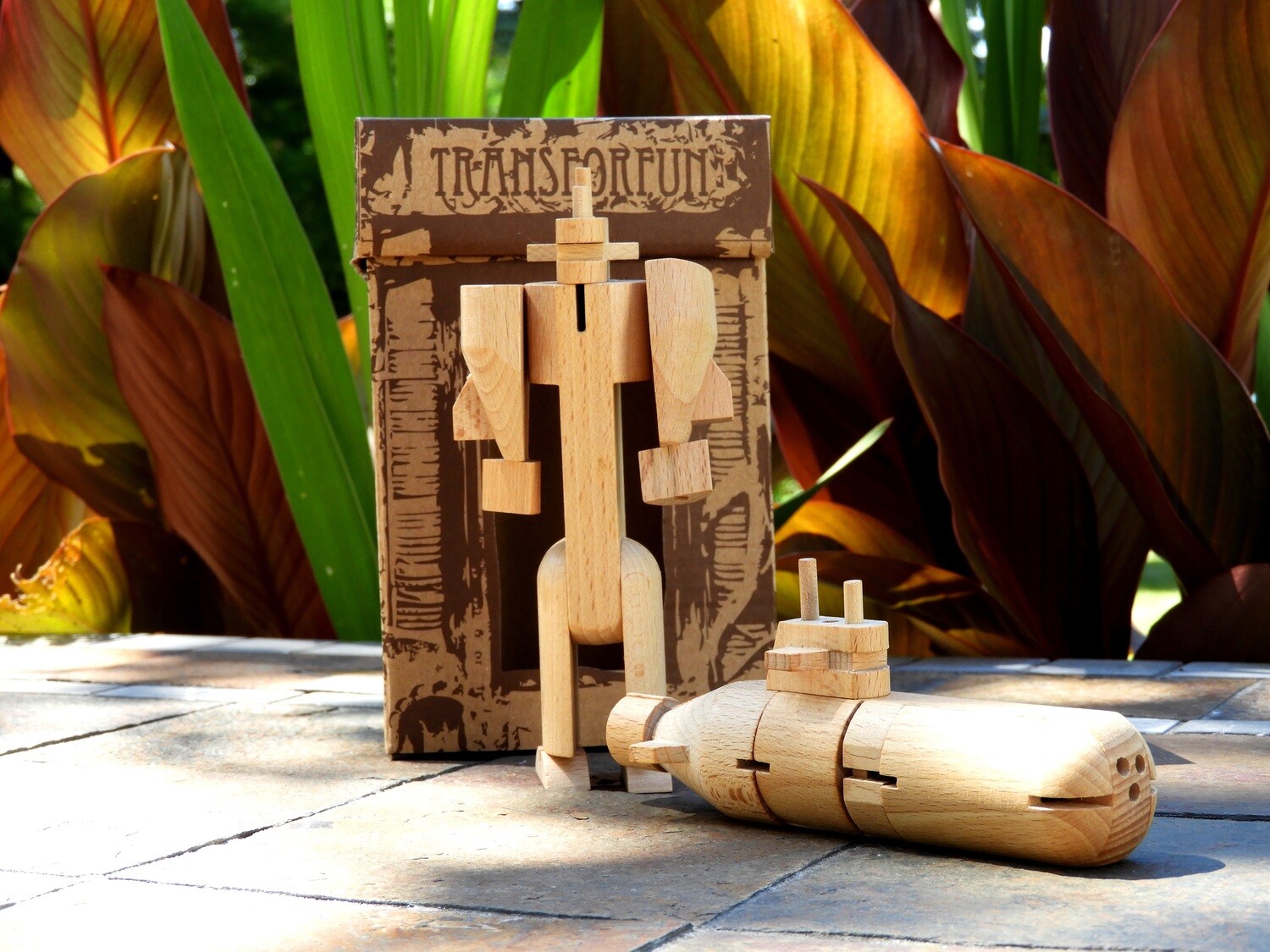 WooBot - Wooden Robot Transforms into a Submarine