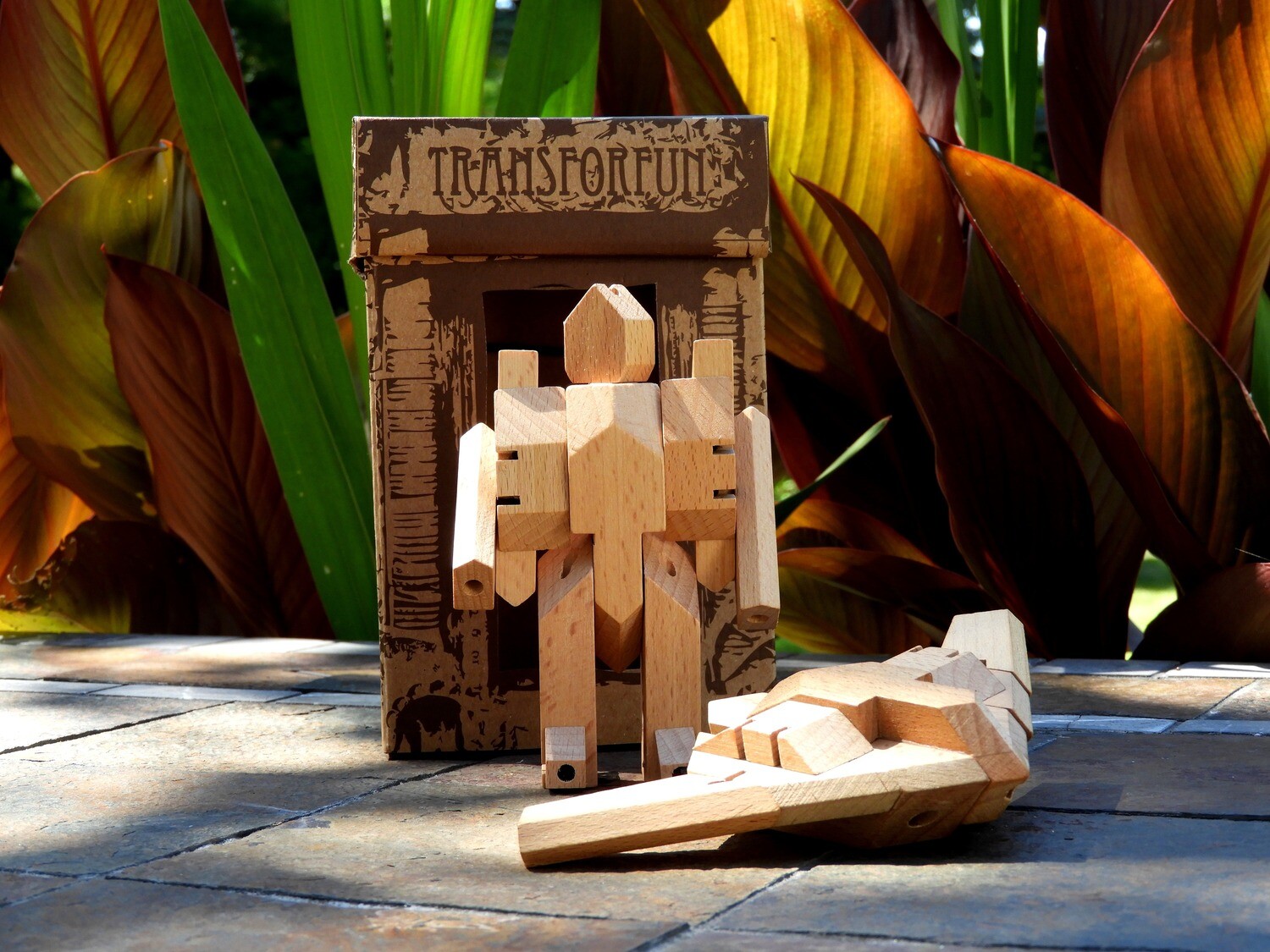 WooBot - Wooden Robot Transforms into a Stealth Fighter