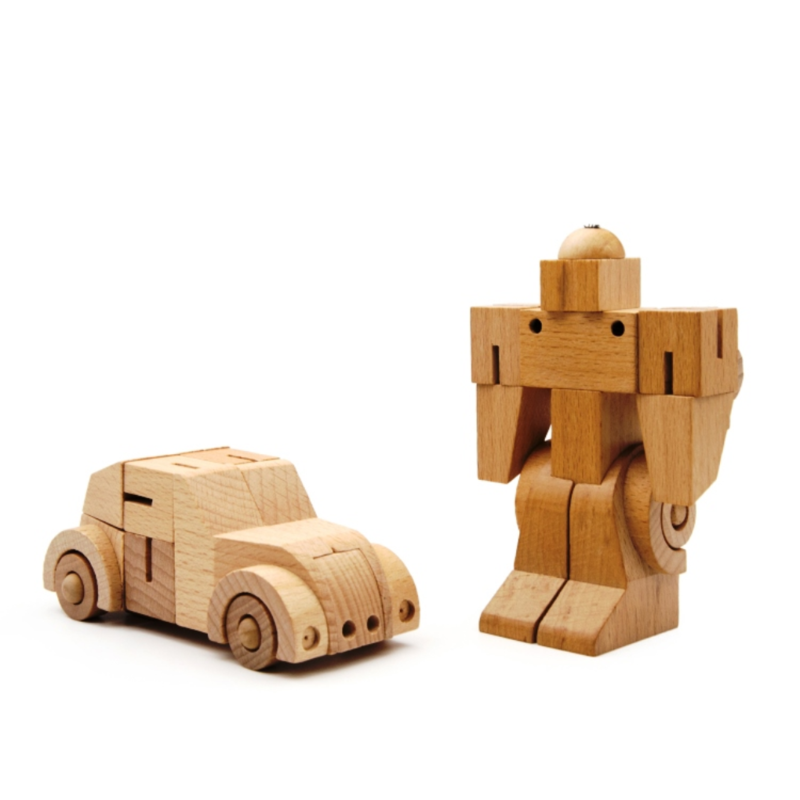 WooBot - Wooden Robot Transforms into a Beetle