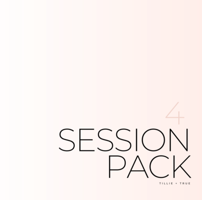 4 Session Pack ($95/Session)