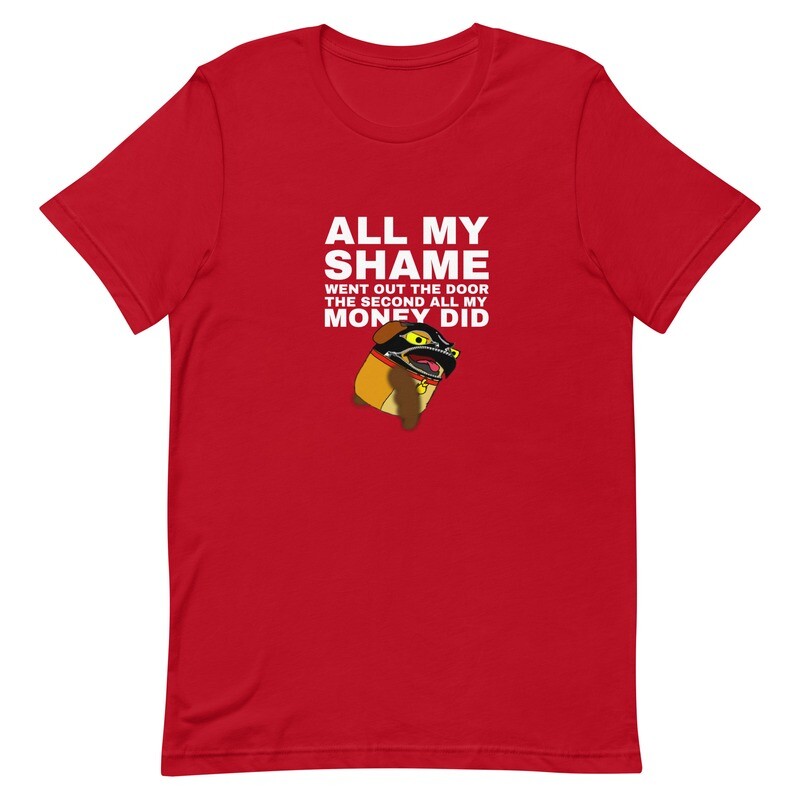 &quot;no shame&quot; quote t-shirt