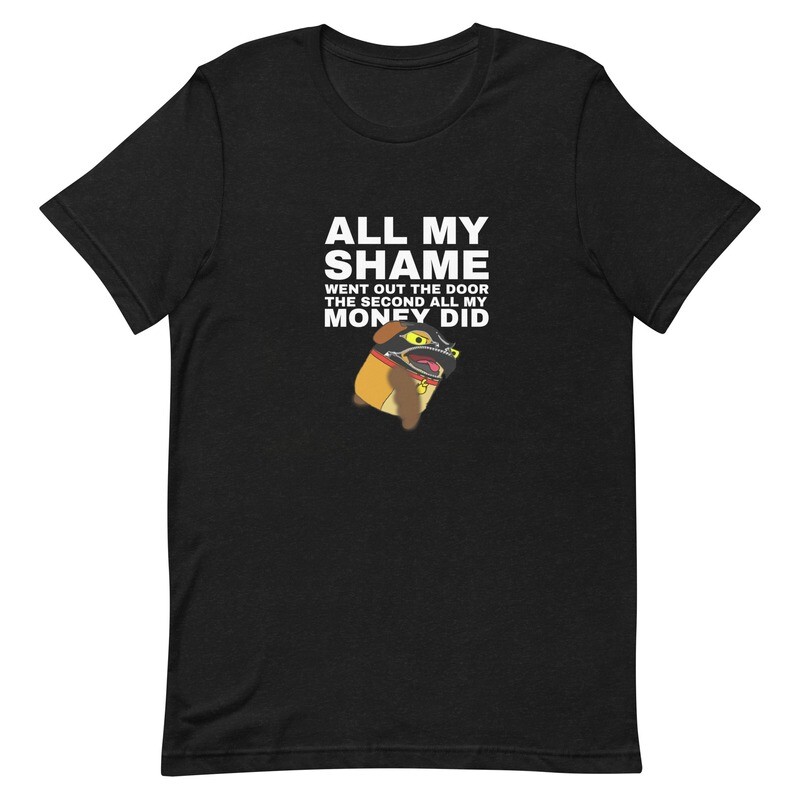 "no shame" quote t-shirt