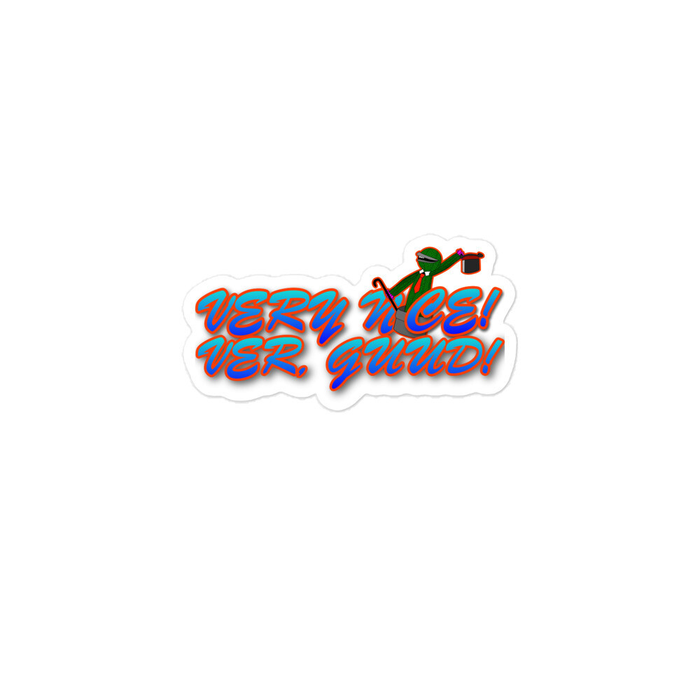Very Nicer Ver Guud stickers