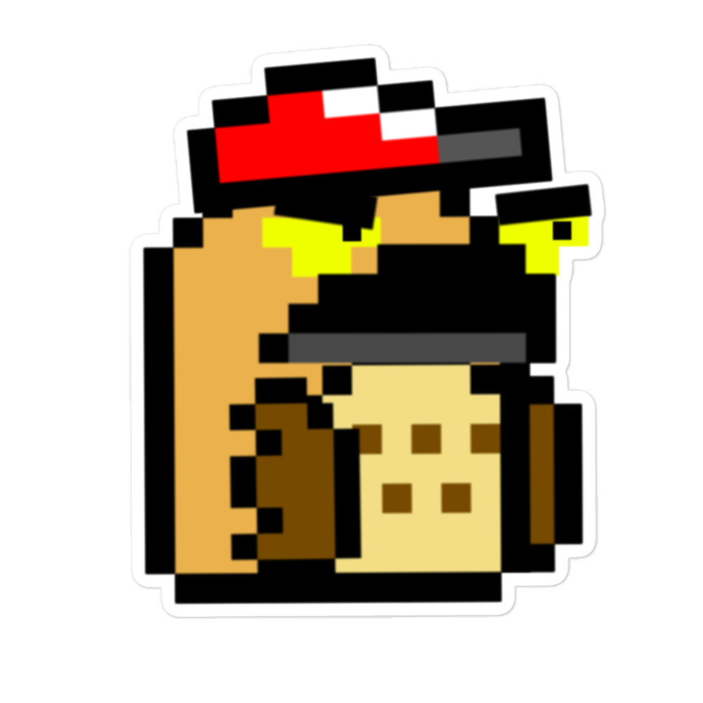 Pixel Tony stickers