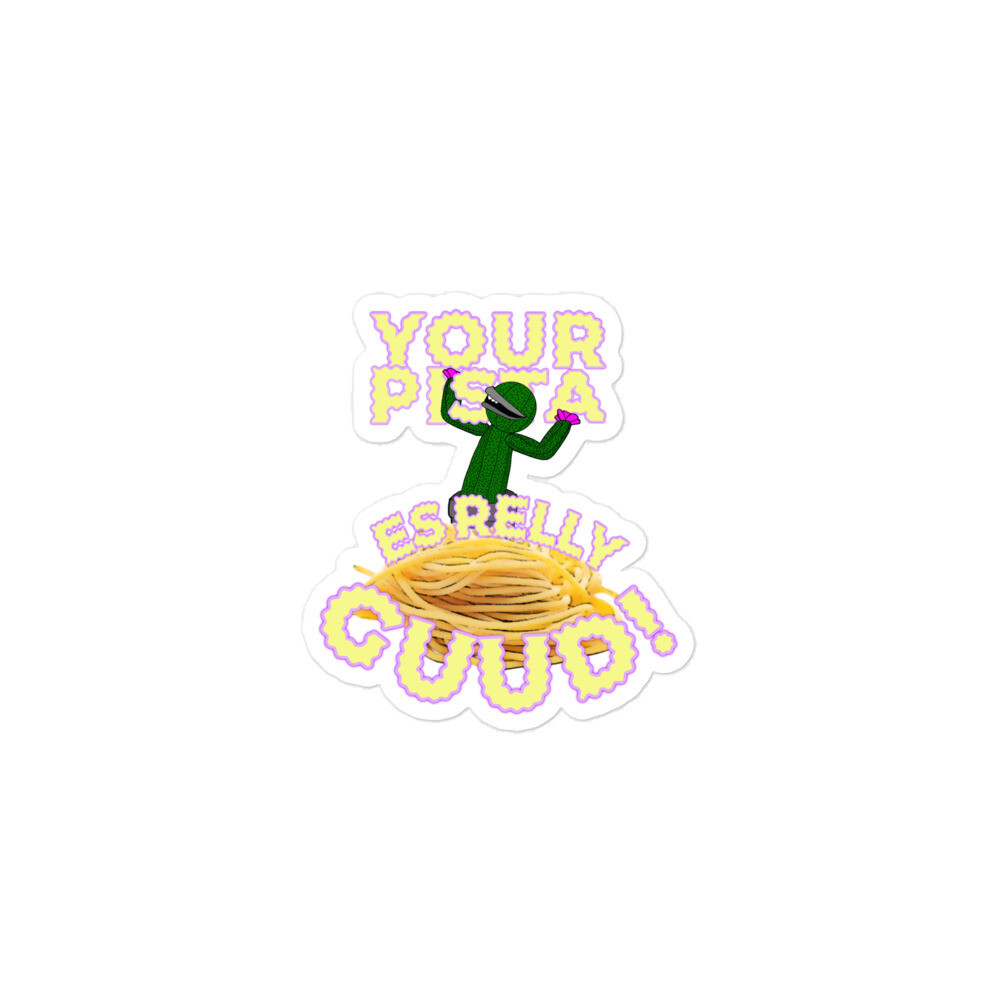 Your Pista is Guud! stickers