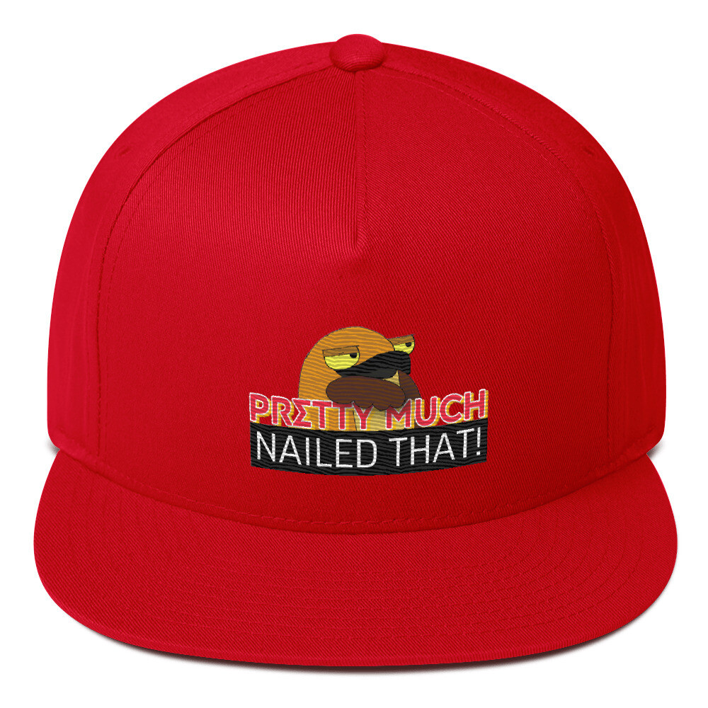 Pretty much nailed that Flat Bill Cap