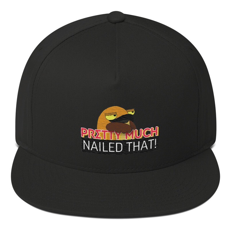 Pretty much nailed that Flat Bill Cap