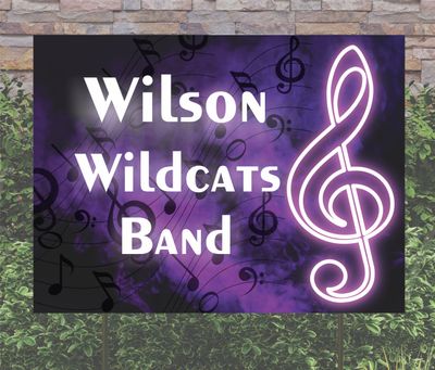 Wilson Band Yard Sign