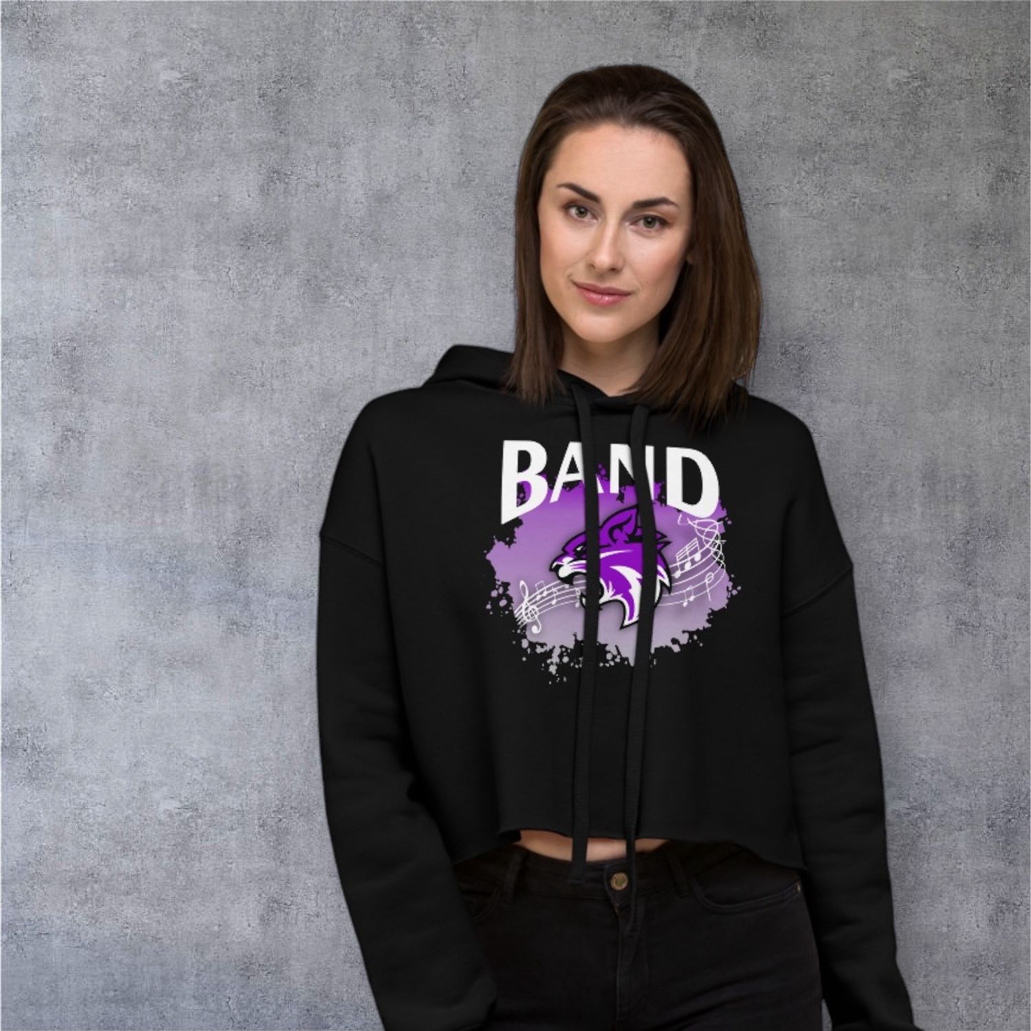 Wilson Band Cropped Hoodie