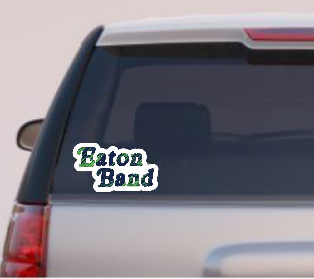 Eaton Band Decal Green and Blue