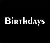 Birthdays