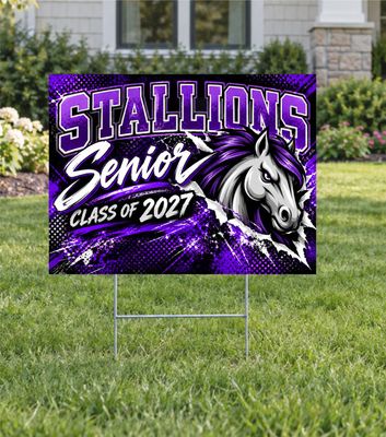 Madera Stallions Breakthrough Senior Yard Sign
