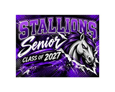 Madera Stallions Breakthrough Senior Yard Sign