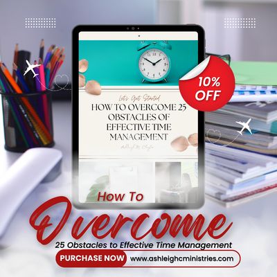 How to Overcome 25 Time Management Obstacles (e-Book)