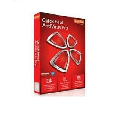 QUICK HEAL PRO ANTIVIRUS 1 USER / 1 YEAR (only key in account email )
