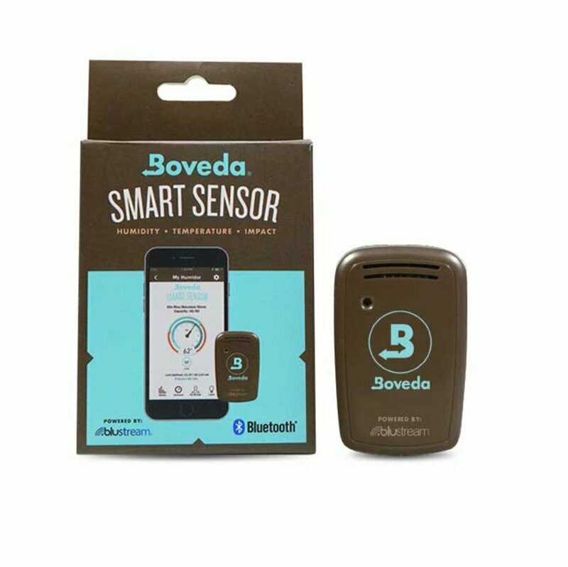 BOVEDA - SMART SENSOR RILEVATORE DI UMIDITÀ E TEMPERATURA CON APP BOVEDA - SMART SENSOR RILEVATORE DI UMIDITÀ E TEMPERATURA CON APP