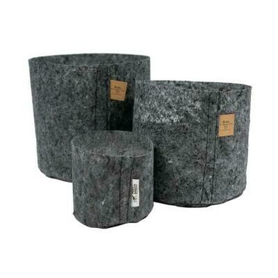 ROOT POUCH - VASO IN TESSUTO CHARCOAL - 12L