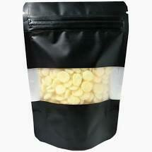 BUSTA DOYPACK 8X13 CM NERA CON FINESTRA