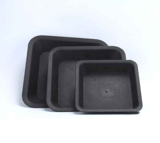 SOTTOVASO QUADRATO IN PLASTICA 14X14 CM (X VASO 2.5L)