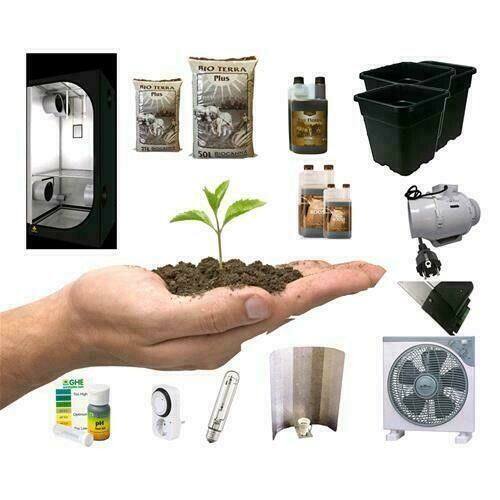 KIT COMPLETO TERRA 400W BIOCANNA + GROWBOX