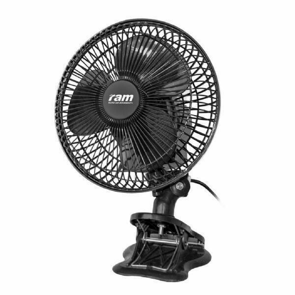 RAM - VENTILATORE CLIP FAN CON BASE D'APPOGGIO