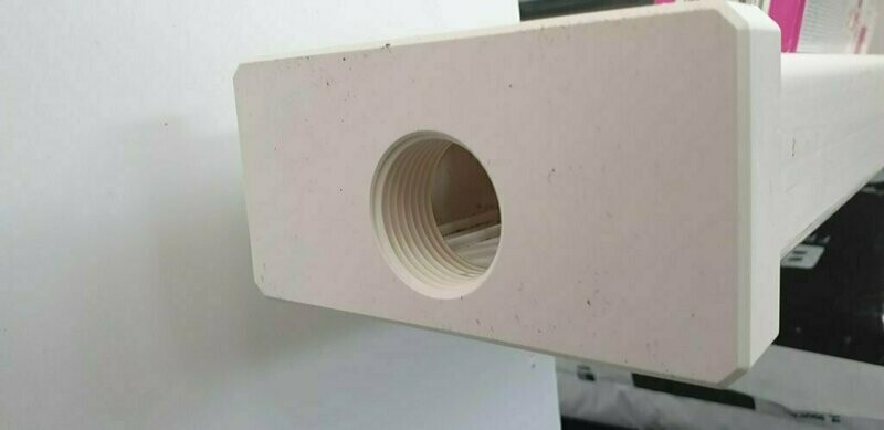 TAPPO SCARICO CANALINA IDROPONICA PVC
