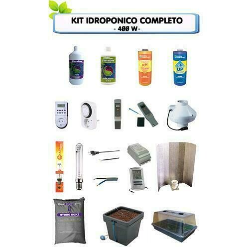 KIT COMPLETO IDROPONICO - 400W
