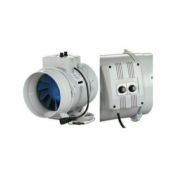 ESTRATTORE ARIA: BLAUBERG BI-TURBO 25CM - PORTATA 1360M3/H - CON TERMOSTATO