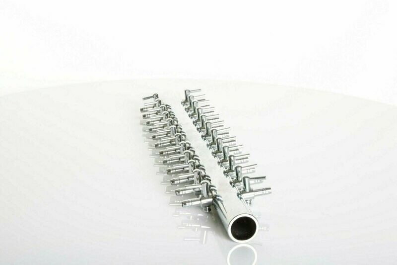 MANIFOLD 24 USCITE IN ACCIAIO CONNESSIONE INGRESSO 18MM CONNESSIONE USCITE 4MM