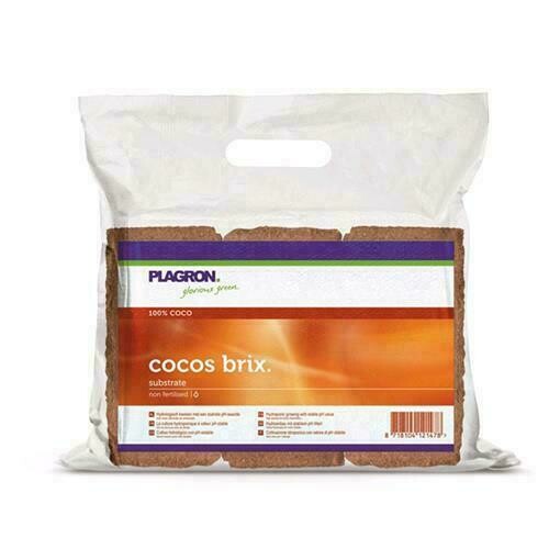 PLAGRON - COCO BRIX BRICKS BLOCKS - 6 MATTONI IN FIBRA DI COCCO PRESSATA