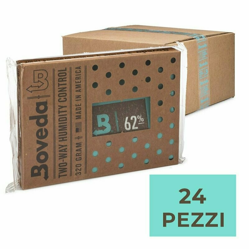 BOVEDA 62% - MANTENIMENTO UMIDITA' COSTANTE - 320gr. - 24 Pz