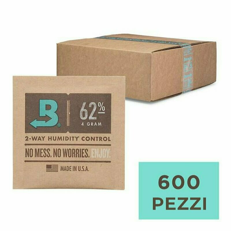 BOVEDA 62% - BOX 600pz DA 4gr IMBUSTATO SINGOLARMENTE