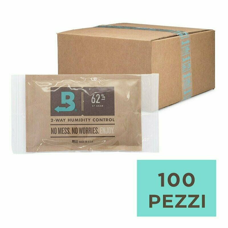 BOVEDA 62% - BOX 100pz DA 67gr IMBUSTATO SINGOLARMENTE