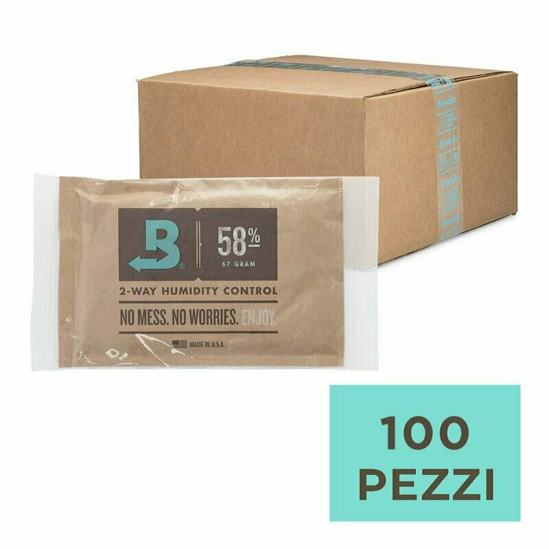 BOVEDA 58% - BOX 100pz DA 67gr IMBUSTATO SINGOLARMENTE