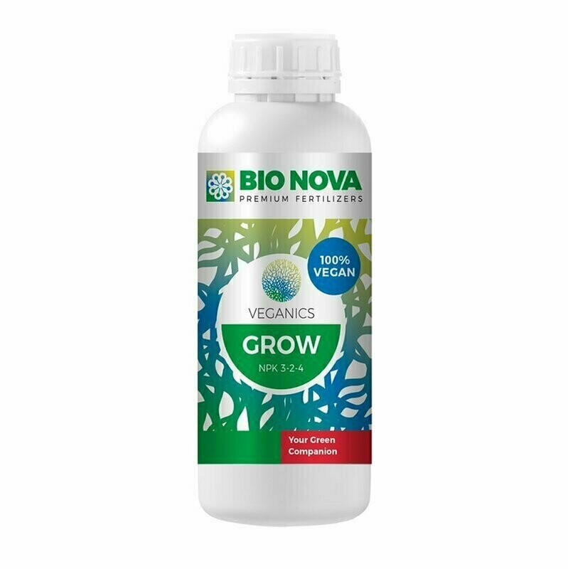 BIO NOVA - VEGANICS GROW FERTILIZZANTE VEGANO | NPK 3-2-4 250ml