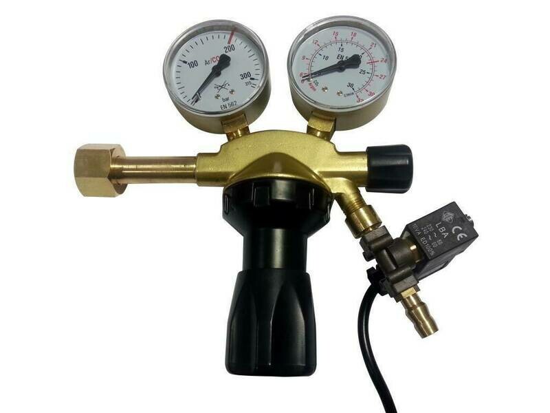 DIMLUX - RIDUTTORE DI PRESSIONE CO2 CON ELETTOVALVOLA