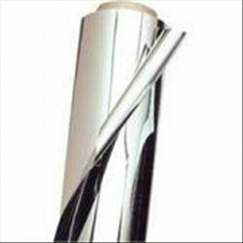 TELO SILVER LIGHTITE FOIL - 100 METRI - H125CM - 125 MU - ARGENTATO EXTRA-RESISTENTE