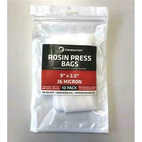 TRIMINATOR - 10 SACCHETTI PER PRESSA IN NYLON PER ESTRAZIONE - L 36U - 9"X2,5"
