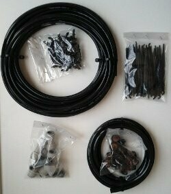 KIT IRRIGAZIONE 10 VASI SENZA POMPA CON ATTACCO A RUBINETTO DA 3/4