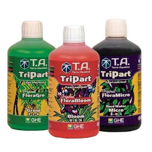 GHE/T.A. - STARTER KIT TRIPART - HARD WATER 3X500ML