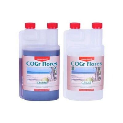CANNA COGR FLORES A+B 2 x 1 litro - PER COCCO PRESSATO/COCCO BRICKS