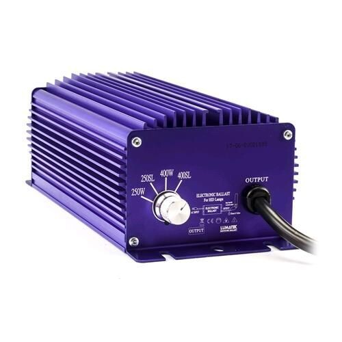 E-BALLAST LUMATEK DIM. 400W (250W - 250W SUPER LUMEN - 400W SUPER LUMEN)