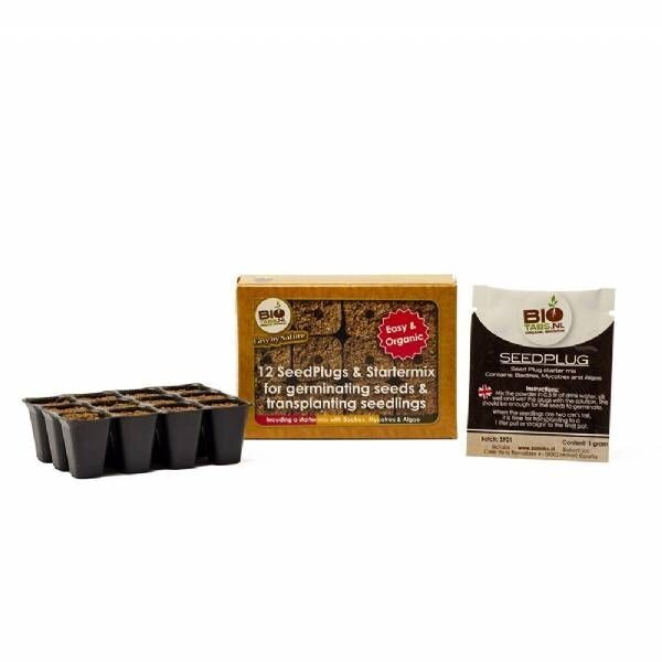 BIOTABS - SEEDPLUGS - VASSOIO PER GERMINAZIONE 12 PLUGS