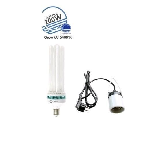 CULTILITE - G-SHOCK 250W GROW - LAMPADA CFL BASSO CONSUMO - 6400°K