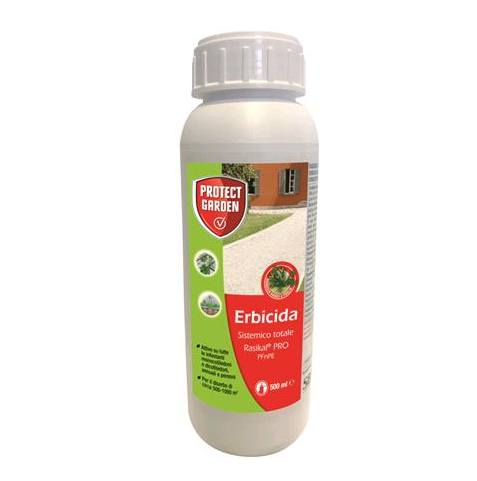 PROTECT GARDEN - PG GLIPHOSAN PRO PFNPE - ERBICIDA TOTALE - 500ML (EX RASIKAL PRO)