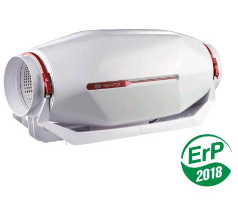 VENTS - STREAM 150/160 - ASPIRATORE SILENZIATO CABLATO - MAX 540 M3/H