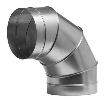 VENTS - GIUNZIONE CURVA A 90° PER CONDOTTE ARIA IN FERRO ZINCATO D.315mm