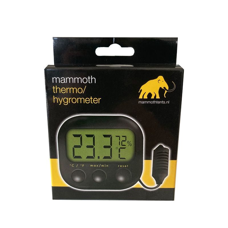 MAMMOTH - TERMOIGROMETRO DIGITALE XXL MIN/MAX CON SONDA