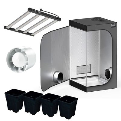 ORTOLED - ORTOGROW KIT COLTIVAZIONE 80x80x160h cm - 250W